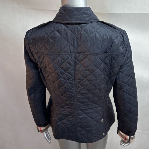 Authentic Burberry Brit Kencott Quilted Jacket in Dark Navy - Picture 8 of 15